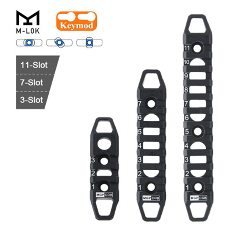 3/7/11 slot keymod Mlok compatible handguard rail strip Picatinny Rail AR free float Hunting Accessories
3/7/11 slot keymod Mlok compatible handguard rail strip Picatinny Rail AR free float Hunting Accessories