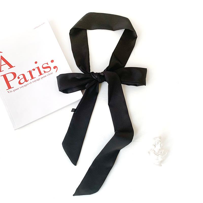 New Silk Bag Scarf Lady Solid Long Skinny Scarves Hair Headband Women Foulard Lady Wraps Tie Ribbon Designer Brand Accessories
New Silk Bag Scarf Lady Solid Long Skinny Scarves Hair Headband Women Foulard Lady Wraps Tie Ribbon Designer Brand Accessories