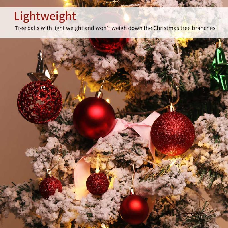 100Pcs/Box Christmas Ball Box Set Available Lightweight Holiday Christmas Tree Ornament Decorations Silver1
100Pcs/Box Christmas Ball Box Set Available Lightweight Holiday Christmas Tree Ornament Decorations Silver1
