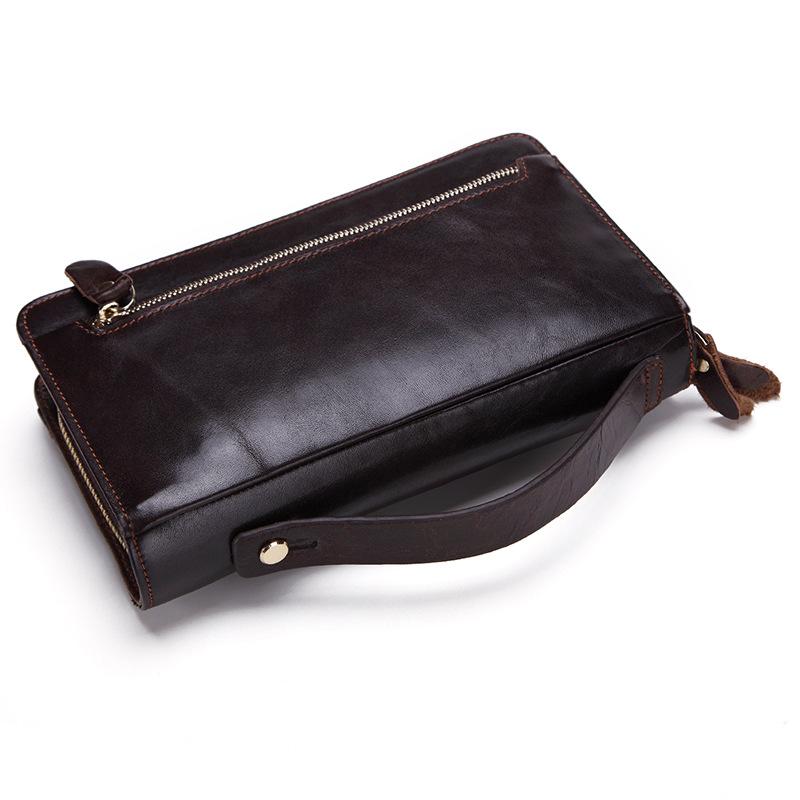GENODERN Business Men Clutch Wallets Luxury Double Zipper Genuine Leather Long Purses Large Capacity Cowhide Wallet For Male, Coffee canvaspw
GENODERN Business Men Clutch Wallets Luxury Double Zipper Genuine Leather Long Purses Large Capacity Cowhide Wallet For Male, Coffee canvaspw
