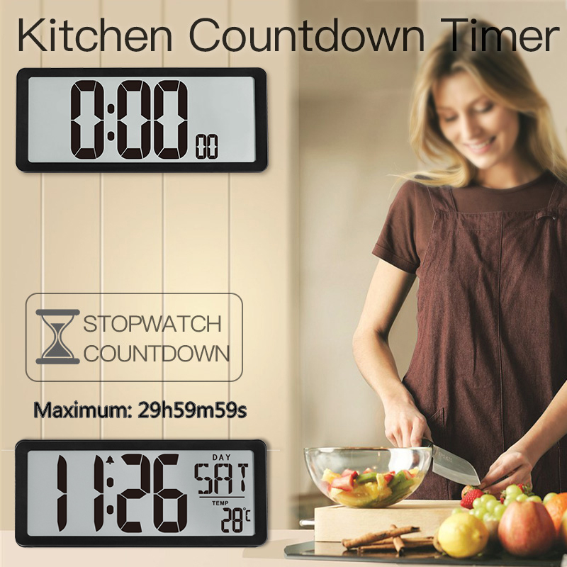 huge screen Digital Wall Clock Stopwatch, Countdown Timer, Alarm Clocks, Battery powered, Kitchen Office School Hang / Table
huge screen Digital Wall Clock Stopwatch, Countdown Timer, Alarm Clocks, Battery powered, Kitchen Office School Hang / Table