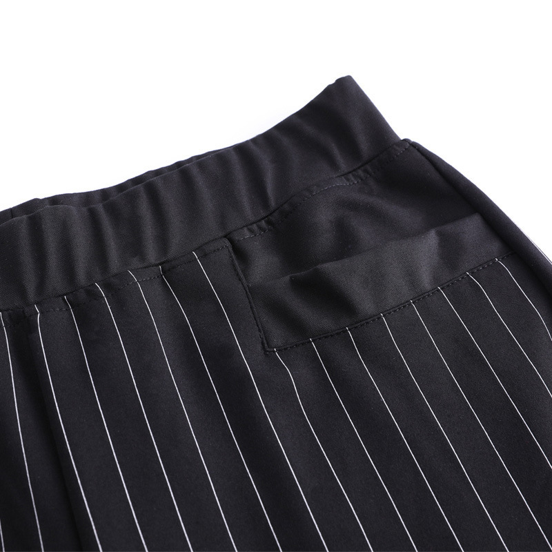 Women Plus Size 4XL 6XL 8XL 10XL Stretch High Waist Striped Pants Office Lady Style Work Wear Trousers Female Clothing Business 201228