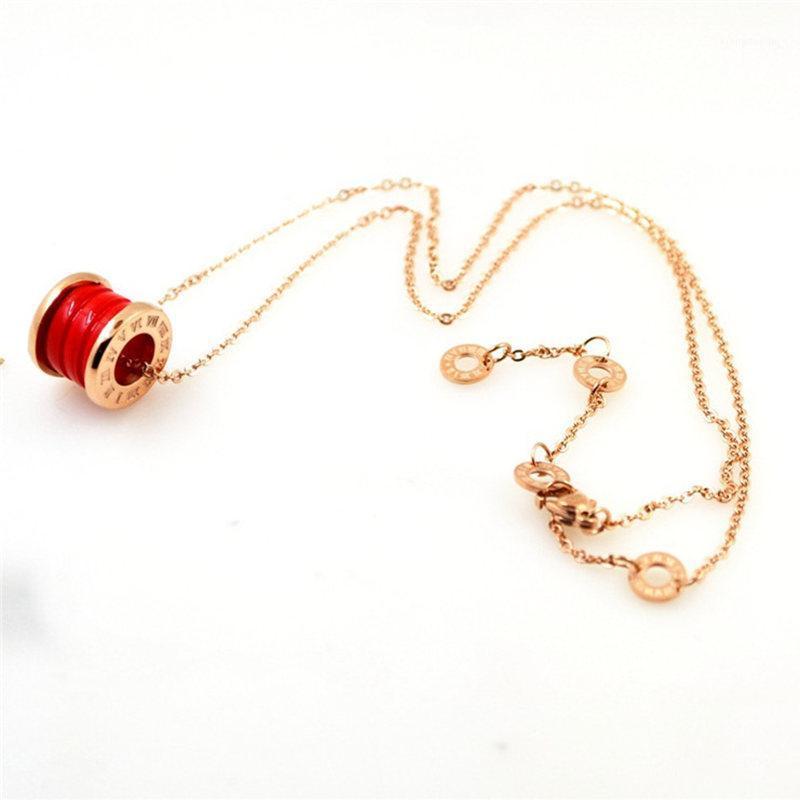 Elegant Red Ceramic Spring Pendant Choker Necklace Women Real Titanium Stainless Steel Jewelry Top Quality No Fade Chokers, Golden;silver
Elegant Red Ceramic Spring Pendant Choker Necklace Women Real Titanium Stainless Steel Jewelry Top Quality No Fade Chokers, Golden;silver