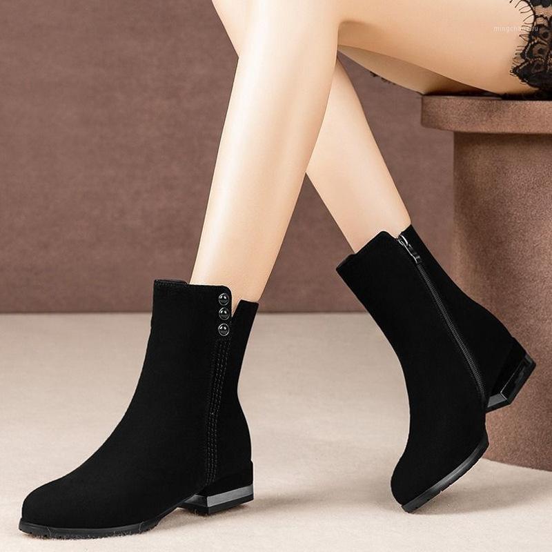 Woman Flat Boots Brand Women's Shoes Booties Ladies Boots-women Round Toe Winter Footwear Low Fashion Mid Calf Rubber1
Woman Flat Boots Brand Women's Shoes Booties Ladies Boots-women Round Toe Winter Footwear Low Fashion Mid Calf Rubber1