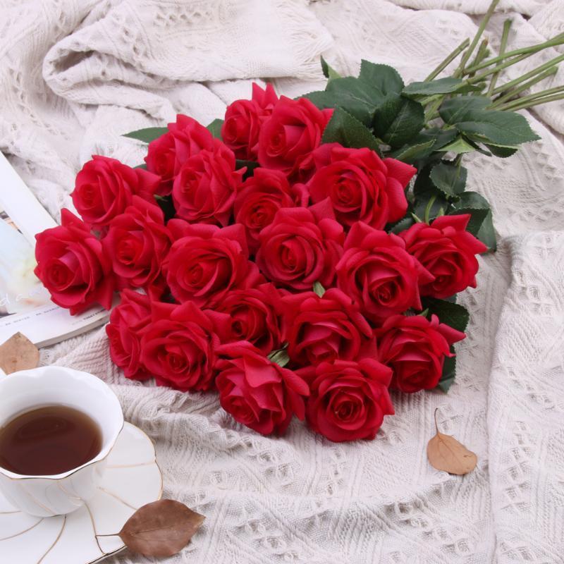 11Pcs European Artificial Flowers Rose Floral Bouquet Simulation Flannel Fake Flowers Home Decor Wedding Party Decoration1, Blue
11Pcs European Artificial Flowers Rose Floral Bouquet Simulation Flannel Fake Flowers Home Decor Wedding Party Decoration1, Blue