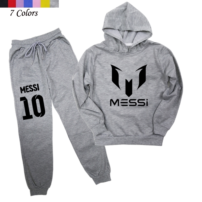 Football star Messi Printed 2Pcs Kids Clothes Boys Girls Fashion Hoodies Harem Pant Youth Cotton Jogging Suit 201127, Red
Football star Messi Printed 2Pcs Kids Clothes Boys Girls Fashion Hoodies Harem Pant Youth Cotton Jogging Suit 201127, Red