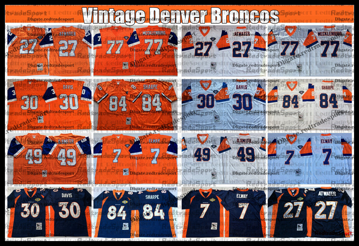 Vintage John Elway Steve Atwater Terrell Davis Mecklenburg Jackson Zimmerman 84 Shannon Sharpe Dennis Smith Football Jersey AC1, Black;red
Vintage John Elway Steve Atwater Terrell Davis Mecklenburg Jackson Zimmerman 84 Shannon Sharpe Dennis Smith Football Jersey AC1, Black;red