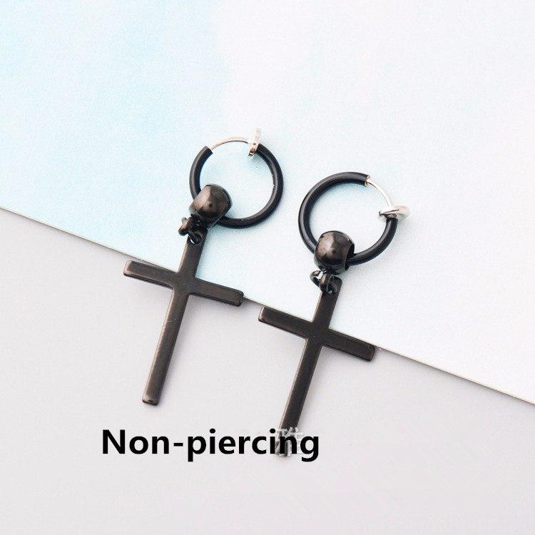 Hoop & Huggie Fashion Men Women Punk Cross Earrings Color Gold Black Stainless Steel Long Jewelry
Hoop & Huggie Fashion Men Women Punk Cross Earrings Color Gold Black Stainless Steel Long Jewelry