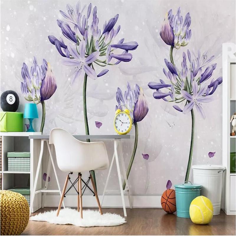 American small fresh lavender pastoral background wall manufacturers wholesale wallpaper mural custom photo wall, As pic
American small fresh lavender pastoral background wall manufacturers wholesale wallpaper mural custom photo wall, As pic