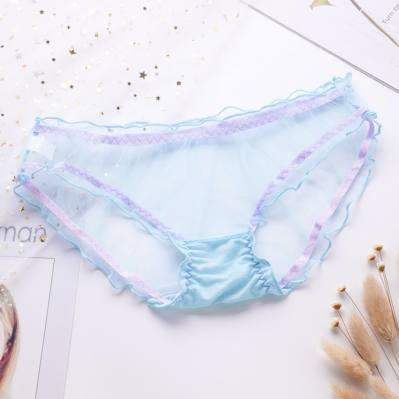 10-20years Old Girl Panties Mesh Fabric Young Girls Underwear Seamless Lace Panties For Teenagers Girl Clothing Y0126