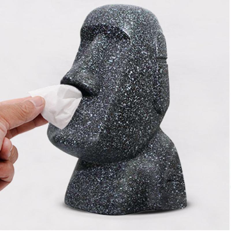 2021 Vintage Gifts Creative Funny Easter Moai Tissue Box Resin Home Decor Figurines Easter Stone People Face Statue Napkin Case
2021 Vintage Gifts Creative Funny Easter Moai Tissue Box Resin Home Decor Figurines Easter Stone People Face Statue Napkin Case