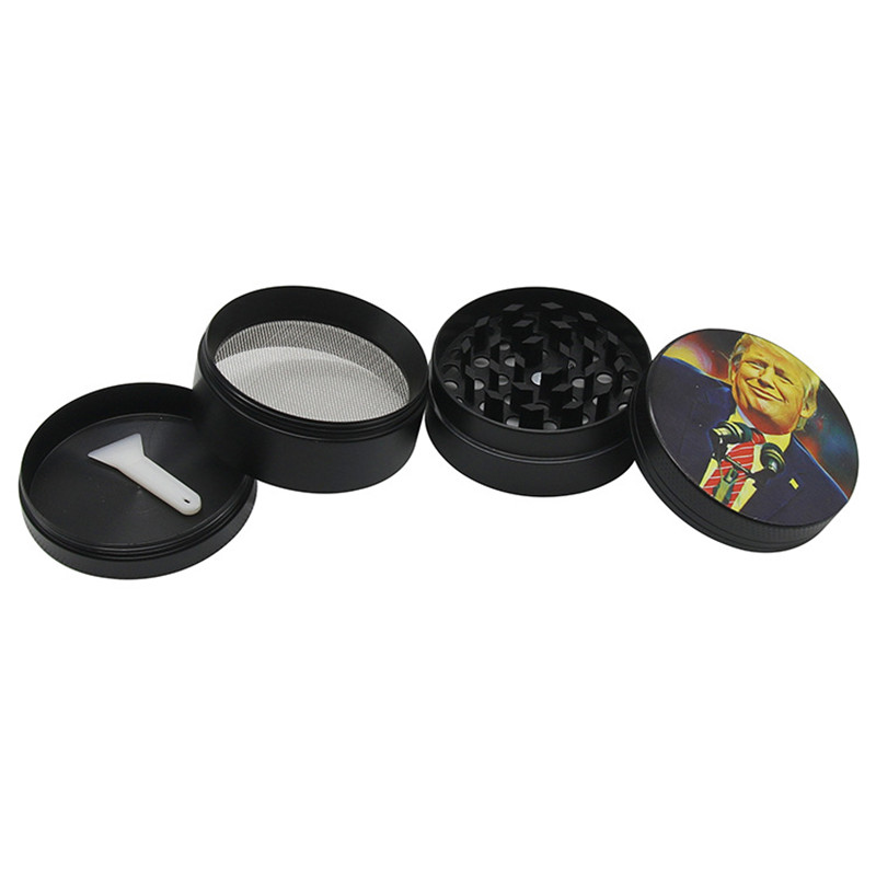 New Trump pattern Grinders Herb 50mm 4 layer tobacco smoking grinder Zinc alloy teeth colorful High Quality for accessoriesers
New Trump pattern Grinders Herb 50mm 4 layer tobacco smoking grinder Zinc alloy teeth colorful High Quality for accessoriesers