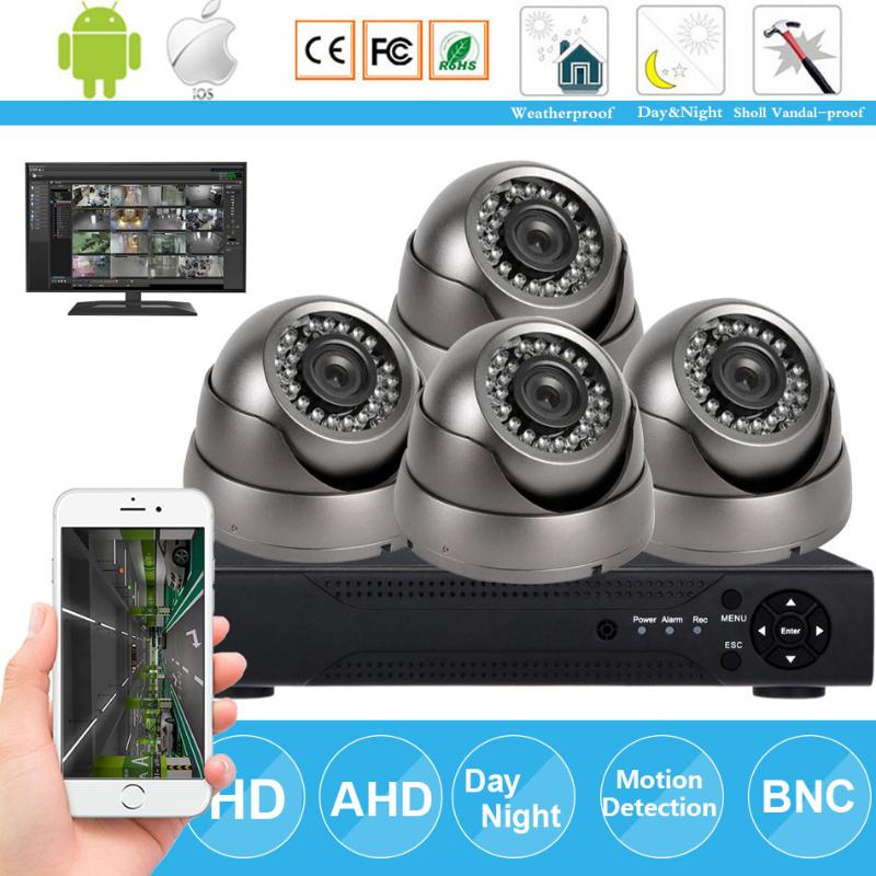 4CH AHD 5 IN 1 Security DVR System 1280x720P 1200TVL AHD Weatherproof Outdoor CCTV Camera 1.0MP Surveillance Kit
4CH AHD 5 IN 1 Security DVR System 1280x720P 1200TVL AHD Weatherproof Outdoor CCTV Camera 1.0MP Surveillance Kit
