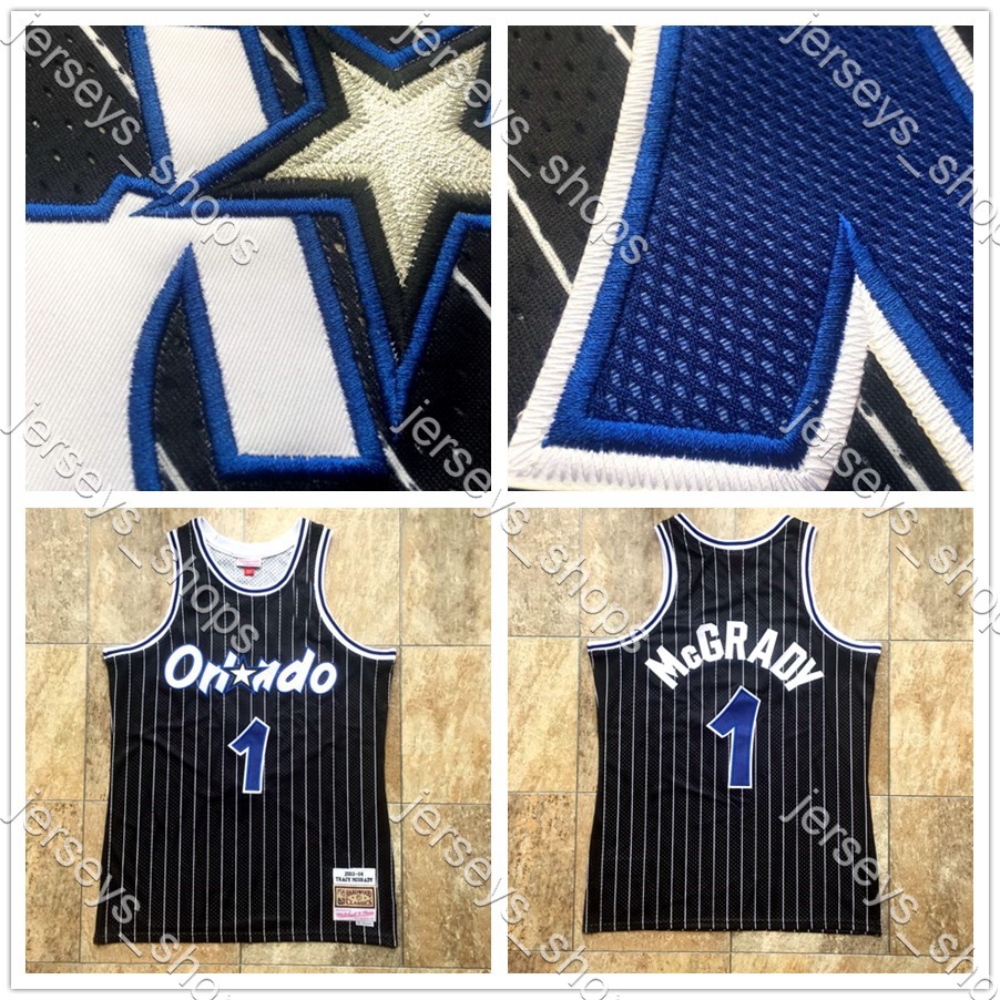 Mens Retro Orlando Magic Jerseys Black White Tracy McGrady 1 Mitchell&Ness 2003/04 Stitched Hardwoods Classics Swingman Jerseys, Black;red
Mens Retro Orlando Magic Jerseys Black White Tracy McGrady 1 Mitchell&Ness 2003/04 Stitched Hardwoods Classics Swingman Jerseys, Black;red