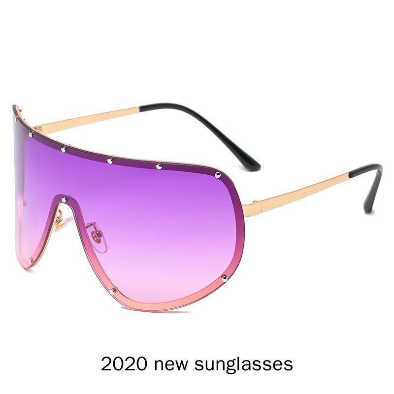 Oversized Rimless Windproof Sunglasses Women Luxury Purple Sunglasses Unique Vintage One Piece Clear Lens Crystal Glasses NX
Oversized Rimless Windproof Sunglasses Women Luxury Purple Sunglasses Unique Vintage One Piece Clear Lens Crystal Glasses NX
