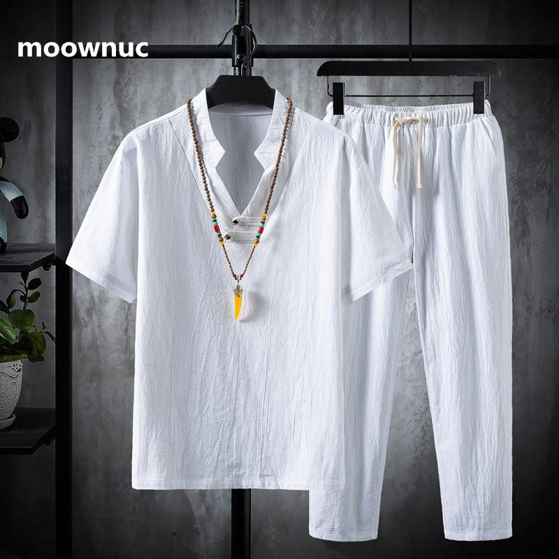 (Shirt + trousers) 2020 summer Cotton and linen men shirts high quality men's casual Short sleeve shirts men size M-5XL, Khaki
(Shirt + trousers) 2020 summer Cotton and linen men shirts high quality men's casual Short sleeve shirts men size M-5XL, Khaki