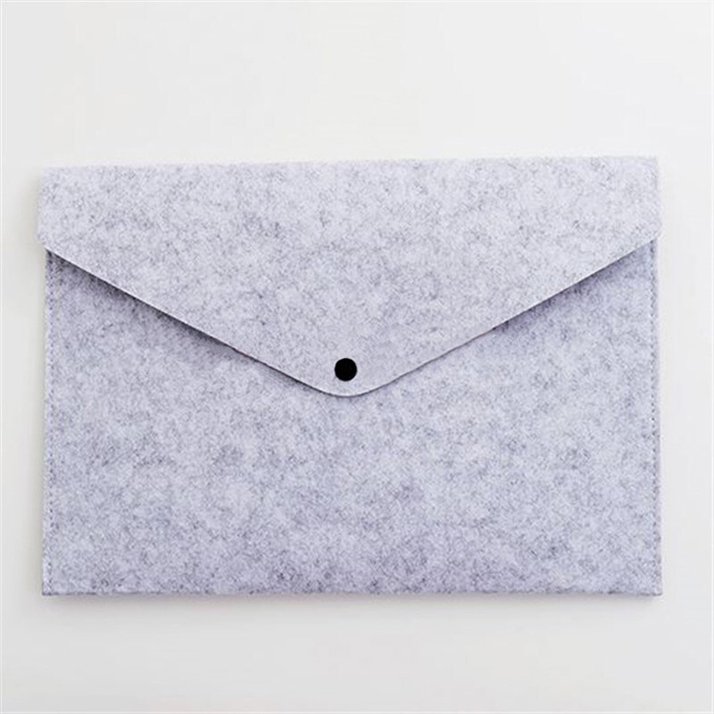 10pcs Bag Organizer A4 Document File Bags with Snap Button Filing Envelopes felt file paper Folders, Dark grey
10pcs Bag Organizer A4 Document File Bags with Snap Button Filing Envelopes felt file paper Folders, Dark grey