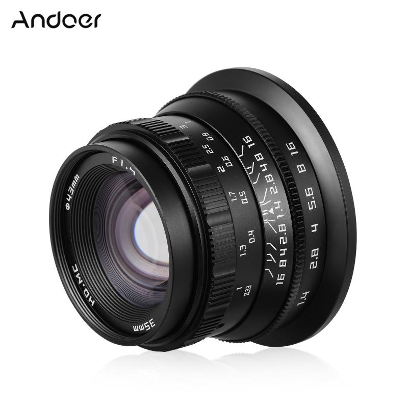 Andoer 35mm F1.4 Manual Focus Camera Lens Full Frame Large Aperture Lens for Canon EOS R/RP/R5/R6 RF-Mount Mirrorless Cameras
Andoer 35mm F1.4 Manual Focus Camera Lens Full Frame Large Aperture Lens for Canon EOS R/RP/R5/R6 RF-Mount Mirrorless Cameras