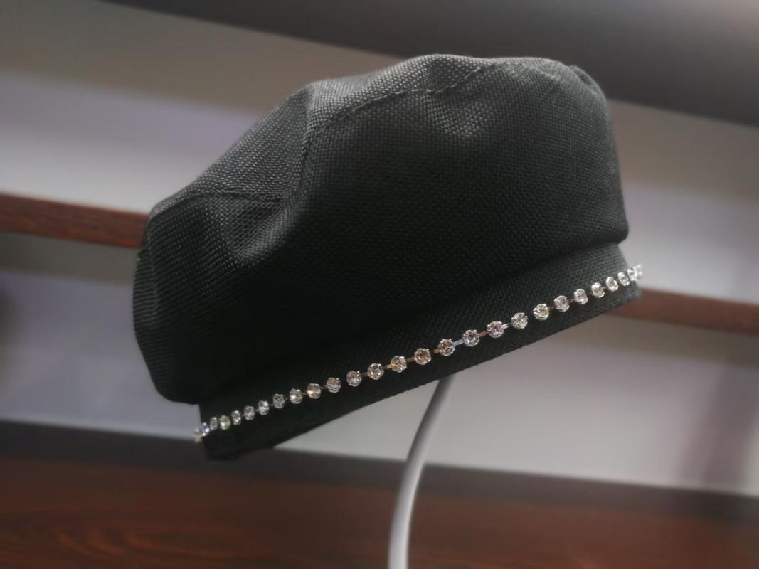 Berets 202101-YY Spring Big Rhinestone Chain Slack Adjustment Lady Beret Hat Women Leisure Painter, Black
Berets 202101-YY Spring Big Rhinestone Chain Slack Adjustment Lady Beret Hat Women Leisure Painter, Black