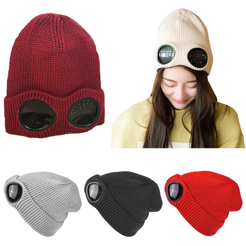 Cycling Caps & Masks Double-Use Thickened Winter Knitted Hat Warm Beanies Skullies Ski Cap With Removable Glasses For Women, Black
Cycling Caps & Masks Double-Use Thickened Winter Knitted Hat Warm Beanies Skullies Ski Cap With Removable Glasses For Women, Black