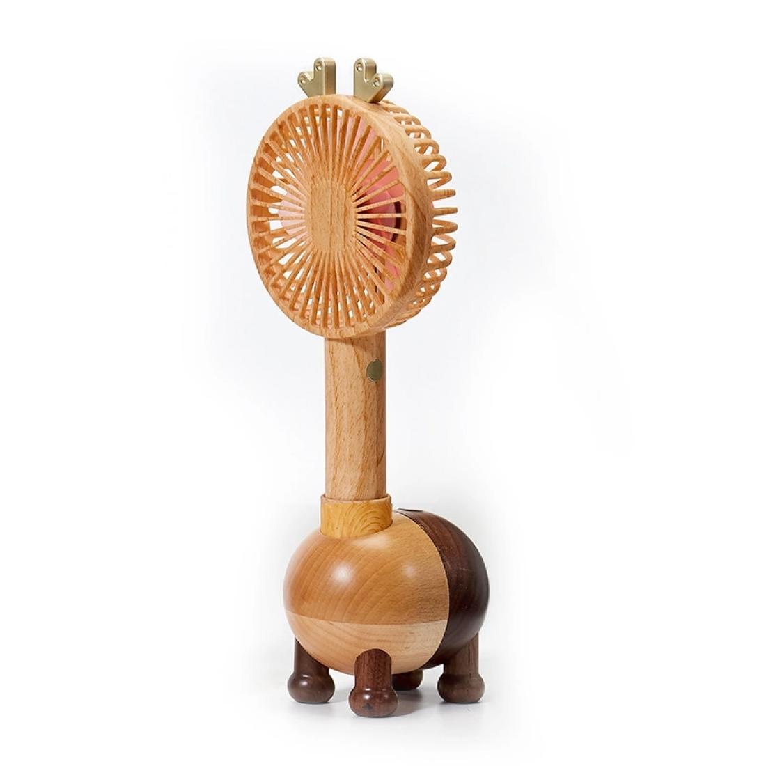 Wood Cartoon Deer Shape USB Rechargeable Portable Handheld Mini Electric Fan StyleMF4
Wood Cartoon Deer Shape USB Rechargeable Portable Handheld Mini Electric Fan StyleMF4