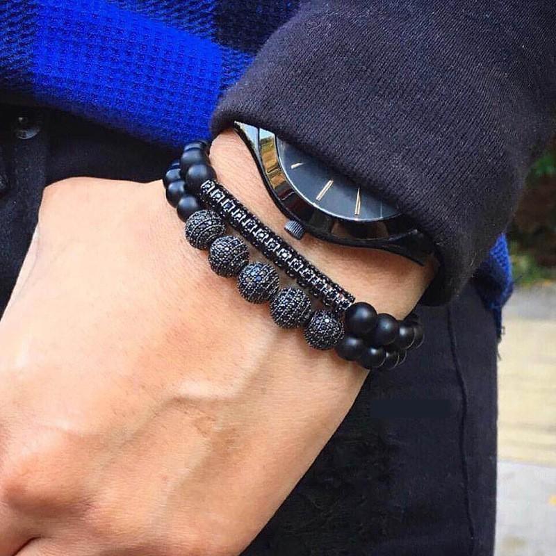 2020 Fashion New Geometric Men Bracelet Charm Ball Simple Distance Bracelet Men Pave Cubic Zirconia Jewelry Gift Pulsera Hombre
2020 Fashion New Geometric Men Bracelet Charm Ball Simple Distance Bracelet Men Pave Cubic Zirconia Jewelry Gift Pulsera Hombre