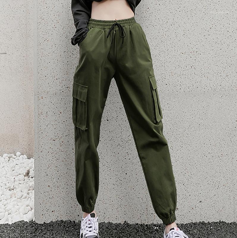 2020 Summer Simple Women Trousers High Waist Loose Lace-up Harem Pants Double Pockets Leisure Female Solid Color Trousers1, Green
2020 Summer Simple Women Trousers High Waist Loose Lace-up Harem Pants Double Pockets Leisure Female Solid Color Trousers1, Green