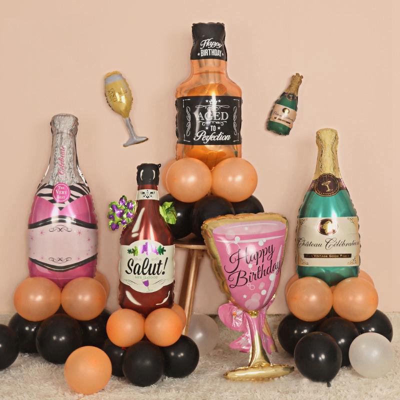 Large champagne glass beer bottle balloon 30th birthday happy birthday wedding party family house decoration
Large champagne glass beer bottle balloon 30th birthday happy birthday wedding party family house decoration