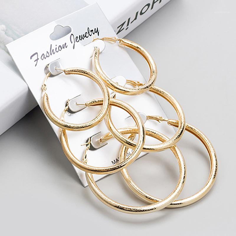 Oversize Gold Color Big Circle Hoop Earrings Set for Women Vintage Punk Ear Clip Simple Punk Brinco Round Earrings Party Jewelry1
Oversize Gold Color Big Circle Hoop Earrings Set for Women Vintage Punk Ear Clip Simple Punk Brinco Round Earrings Party Jewelry1
