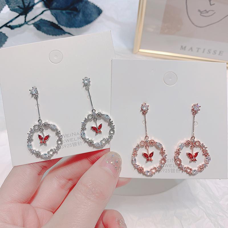 New Korean Micro Pave Zircon Heart Circle Asymmetry Earrings For Women Dliecate Boucle D'oreille Ear Jewelry
New Korean Micro Pave Zircon Heart Circle Asymmetry Earrings For Women Dliecate Boucle D'oreille Ear Jewelry