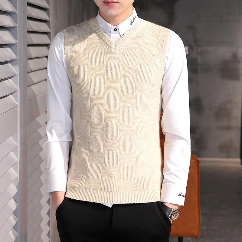 Spring Autumn Men's Sweater Vest Fashion Japan Style Streetwea Sleeveless Sweaters Vest Male Casual Men's Clothing Sweater, Black
Spring Autumn Men's Sweater Vest Fashion Japan Style Streetwea Sleeveless Sweaters Vest Male Casual Men's Clothing Sweater, Black