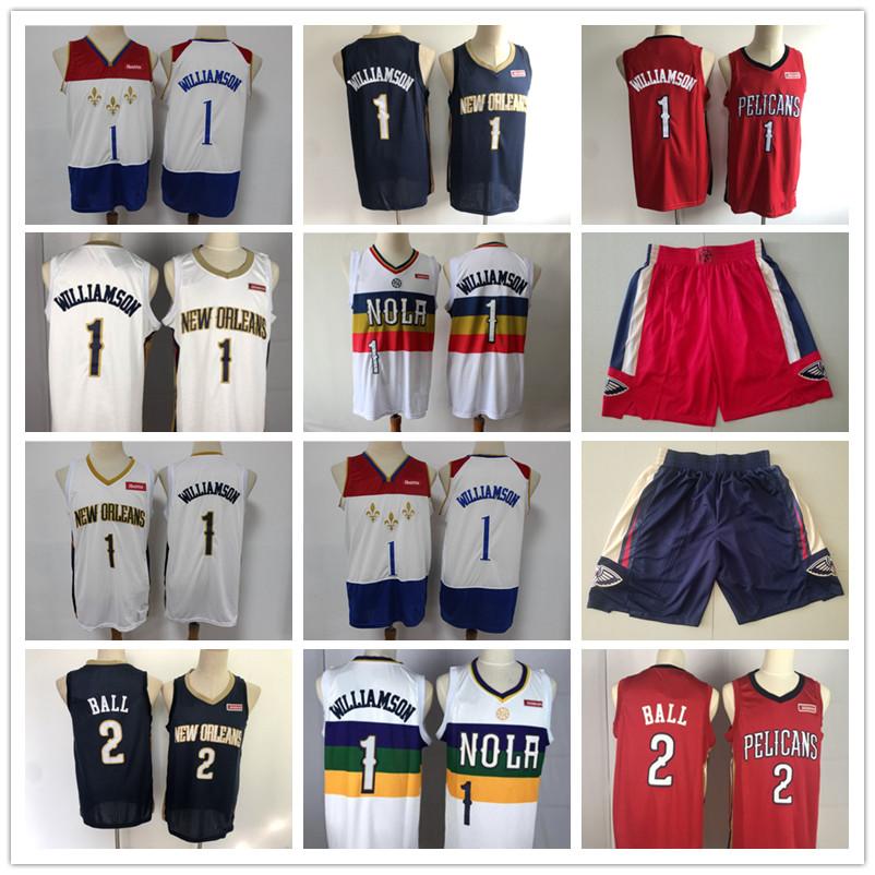Mens New Orleans Pelicans Throwback jersey Zion 1 Williamson Lonzo 2 Ball Basketball Shorts Basketball Jerseys Purple White, Black;red
Mens New Orleans Pelicans Throwback jersey Zion 1 Williamson Lonzo 2 Ball Basketball Shorts Basketball Jerseys Purple White, Black;red