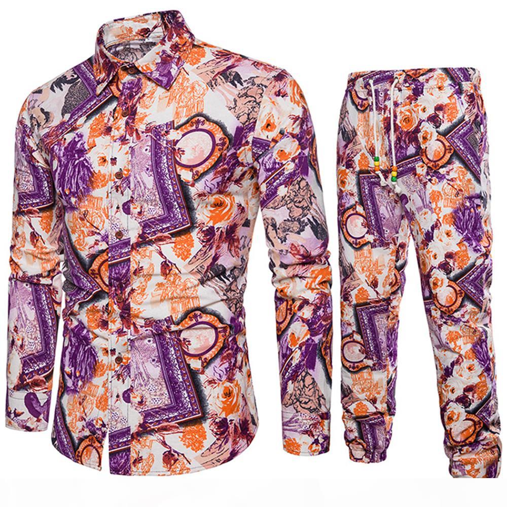 Flower Printed Men Clothing New Fashion Male Slim Tracksuits Gentleman Floral Vacation Suit 5XL Plus Size Pants And Shirts Set, Shirt e
Flower Printed Men Clothing New Fashion Male Slim Tracksuits Gentleman Floral Vacation Suit 5XL Plus Size Pants And Shirts Set, Shirt e