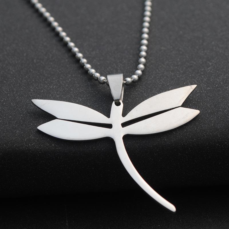Stainless Steel Dragonfly Necklace Simple Minimalist Insect Animal Flying Bird Pendant Chain Necklaces for Women Men
Stainless Steel Dragonfly Necklace Simple Minimalist Insect Animal Flying Bird Pendant Chain Necklaces for Women Men