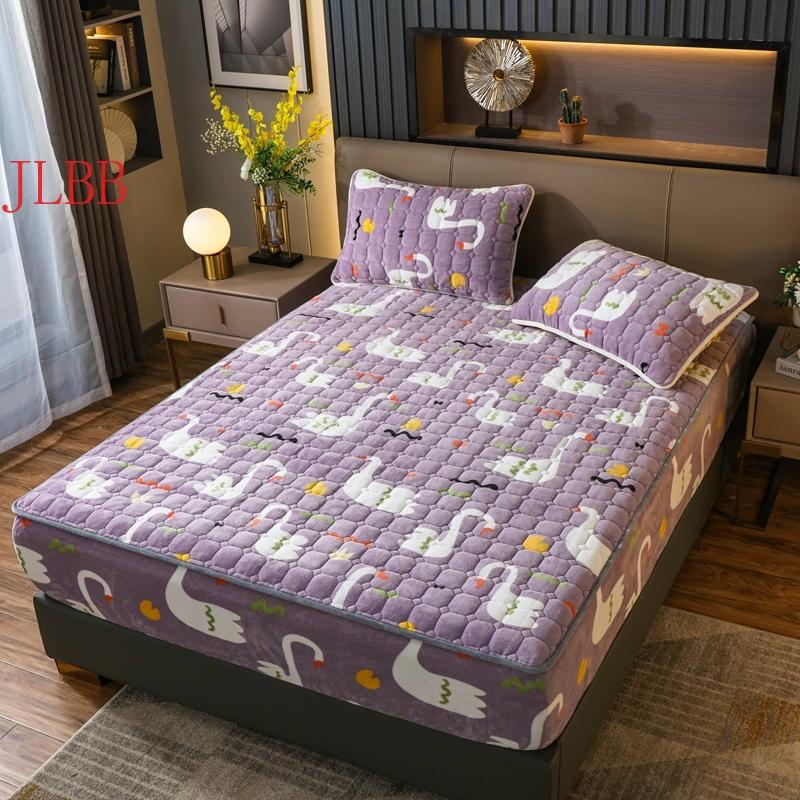 Milk Fleece Fitted Sheet Set Printed Flannel Thicken Elastic Fit Bed Linen Warm Cotton Padded Cover Winter Mattress bedspread, Cat fish
Milk Fleece Fitted Sheet Set Printed Flannel Thicken Elastic Fit Bed Linen Warm Cotton Padded Cover Winter Mattress bedspread, Cat fish