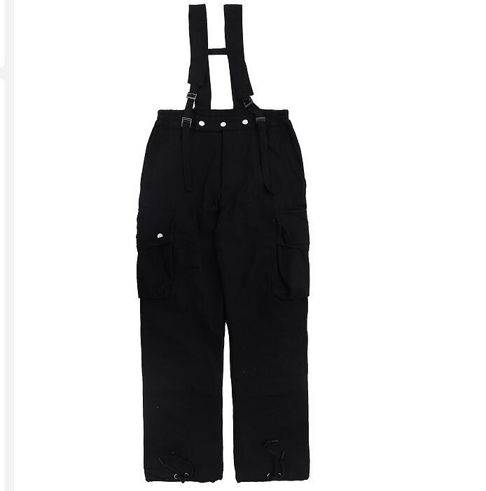2021 New Big Pocket Black Trousers Men Women Couple Straight Pants HipHip High Street Oversize Cargo Pants