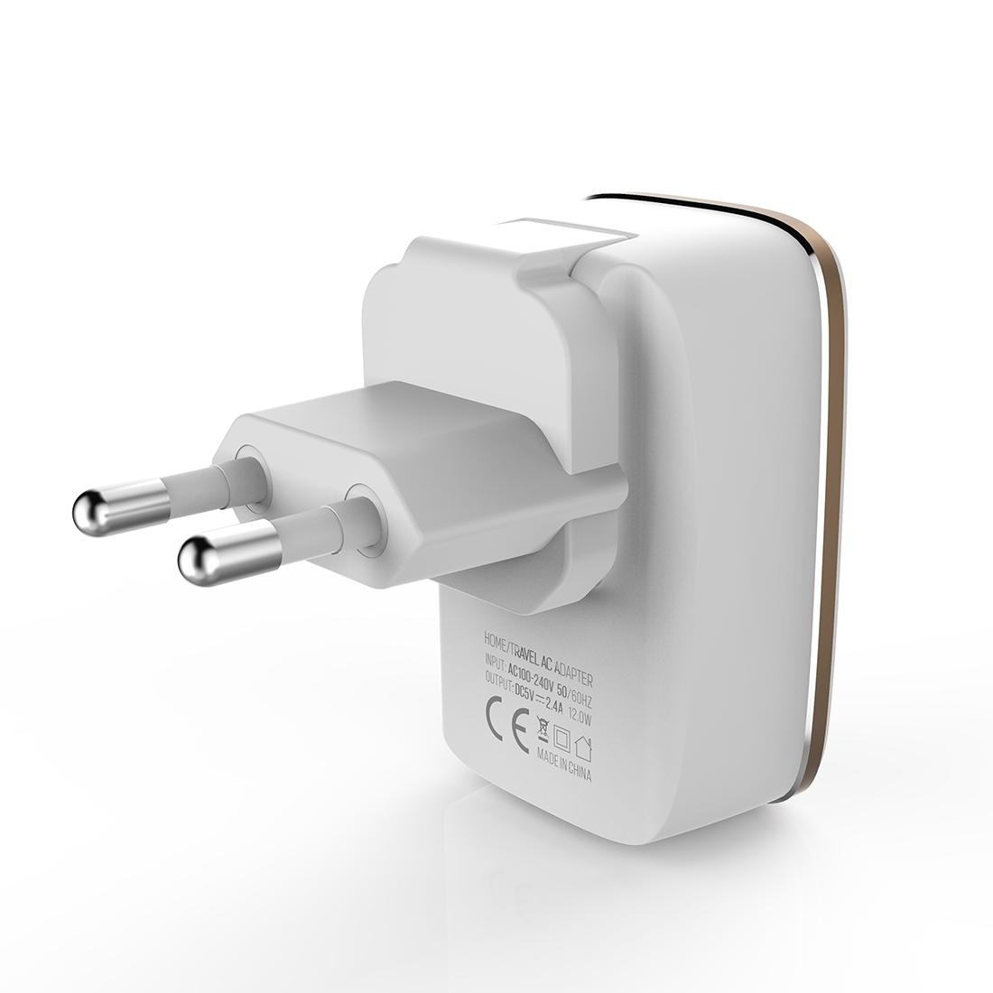 LDNIO A2204 2 in 1 12W Dual USB Interface Travel Charger Mobile Phone Charger with Type-C USB-C Data Cable EU Plug
LDNIO A2204 2 in 1 12W Dual USB Interface Travel Charger Mobile Phone Charger with Type-C USB-C Data Cable EU Plug