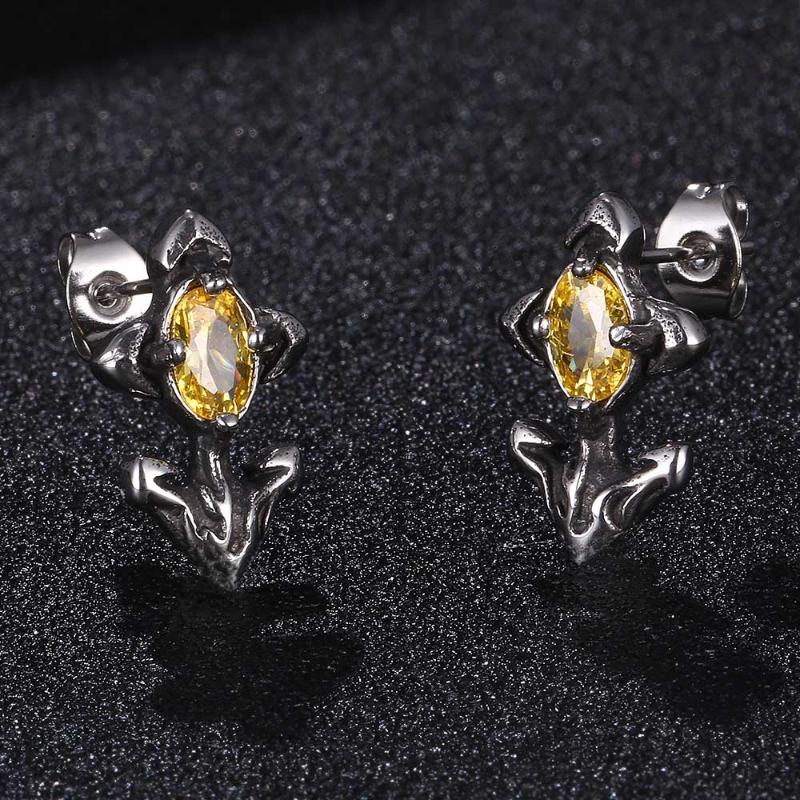 Stud Vintage Stainless Steel Zircon Flower Earrings For Women Ear Jewelry Female Accessories Party Gift BB0798
Stud Vintage Stainless Steel Zircon Flower Earrings For Women Ear Jewelry Female Accessories Party Gift BB0798