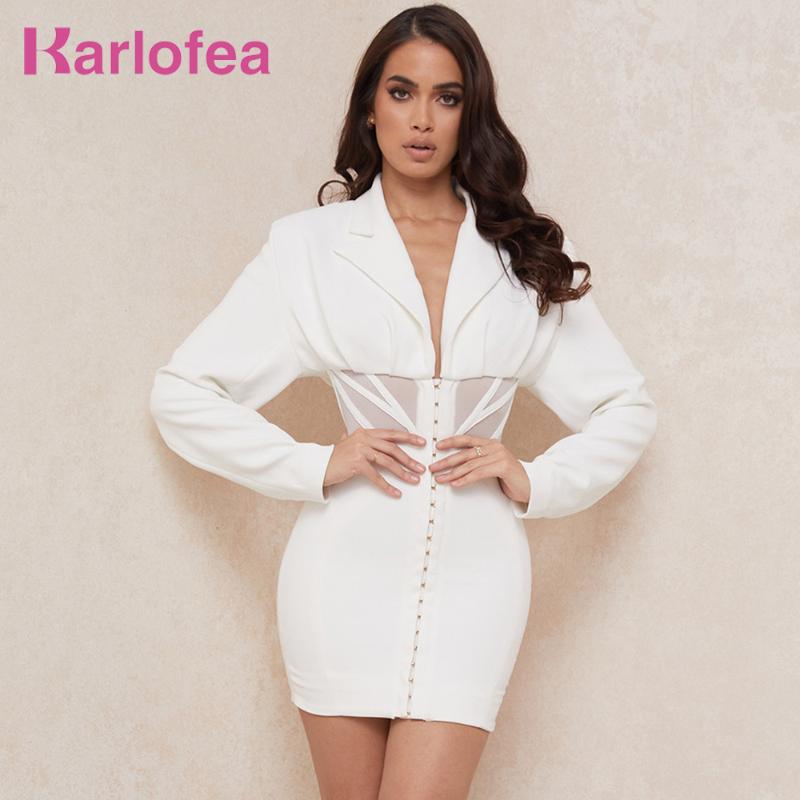 Casual Dresses Karlofea Women Chic Date Nights Outfits Bodycon Mini Dress Long Sleeve Party Vestidos 2021 Elegant White Corset Blazer, Ivory
Casual Dresses Karlofea Women Chic Date Nights Outfits Bodycon Mini Dress Long Sleeve Party Vestidos 2021 Elegant White Corset Blazer, Ivory