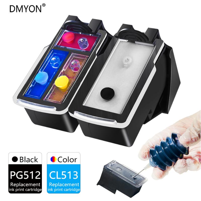 DMYON PG512 CL513 Refillable Ink Cartridges Compatible for Canon PG512 CL513 MP240 MP250 MP270 MP230 MP480 MX350 IP2700 P2702
DMYON PG512 CL513 Refillable Ink Cartridges Compatible for Canon PG512 CL513 MP240 MP250 MP270 MP230 MP480 MX350 IP2700 P2702