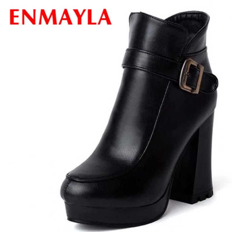 ENMAYLA new autumn winter boots hot sale women boots fashion high heels round toe elegant platform black beige ankle sale
ENMAYLA new autumn winter boots hot sale women boots fashion high heels round toe elegant platform black beige ankle sale