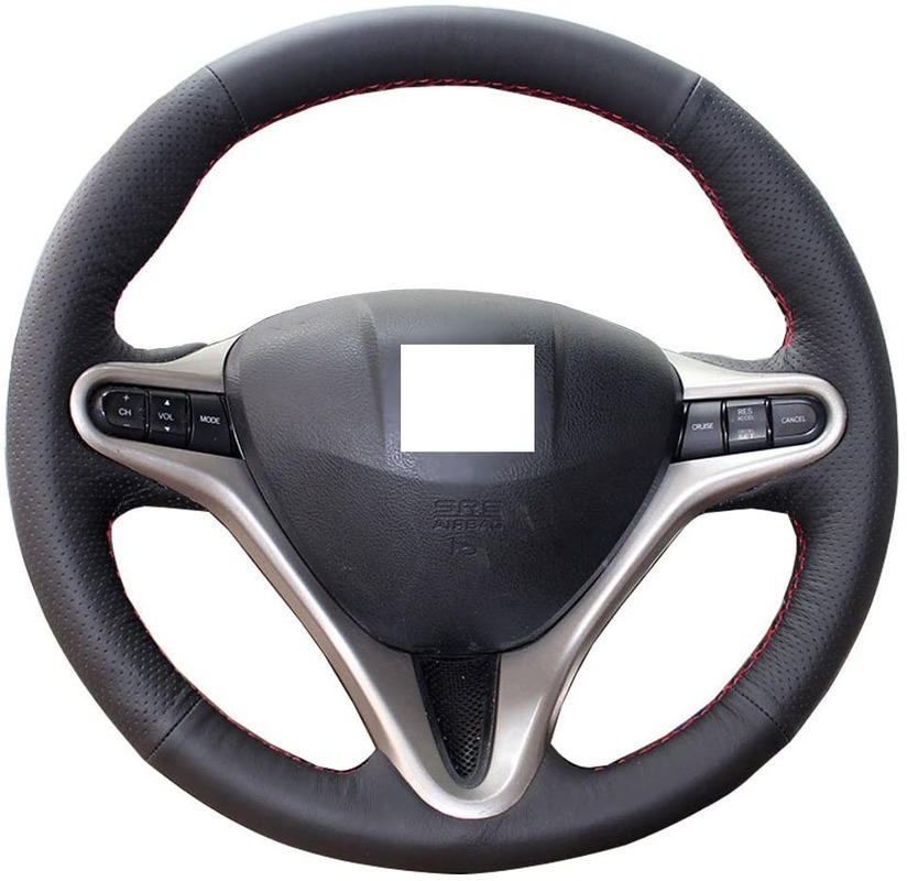 DIY Steering Wheel Cover for 3 Spokes 8th Honda Civic DIY Sew Interior Accessories 13.5-14.5 inches Stitch On Wrap Black Genuine Leather
DIY Steering Wheel Cover for 3 Spokes 8th Honda Civic DIY Sew Interior Accessories 13.5-14.5 inches Stitch On Wrap Black Genuine Leather