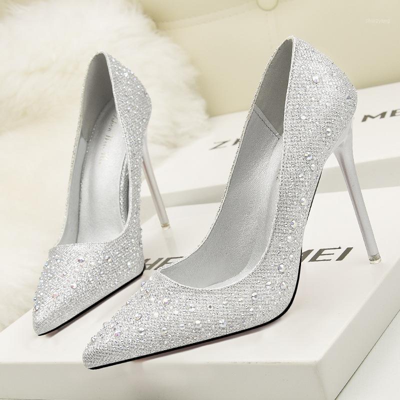 Pumps Women High HeelS Shallow Mouth Point Toe Drill Crystal Wedding Shoes Solid Color Thin Heels Female Fashion Shoes1, Black
Pumps Women High HeelS Shallow Mouth Point Toe Drill Crystal Wedding Shoes Solid Color Thin Heels Female Fashion Shoes1, Black