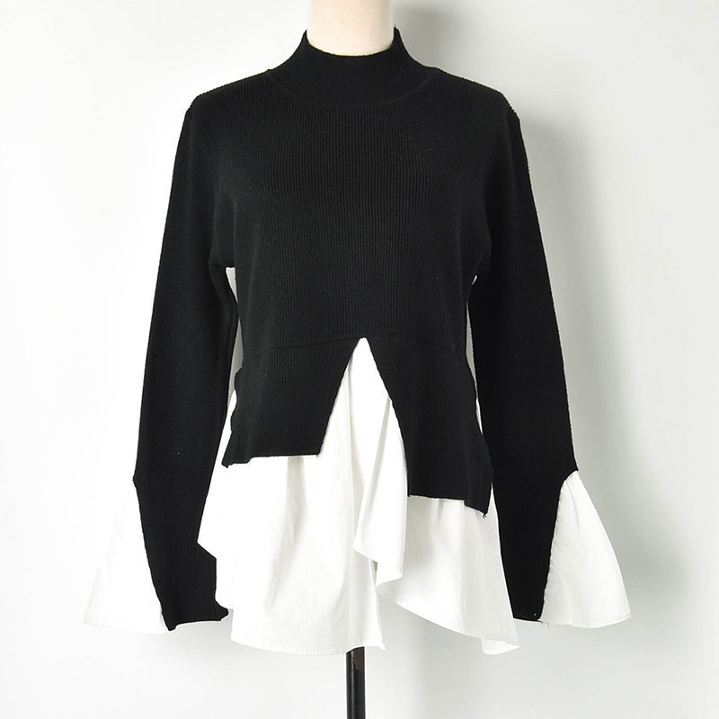 New 2021 Women's Blouses Designer Tattered Shirt Neck Street Wear Casual Girl Irregular Pullovers Chic Tops 7a0t, Black
New 2021 Women's Blouses Designer Tattered Shirt Neck Street Wear Casual Girl Irregular Pullovers Chic Tops 7a0t, Black