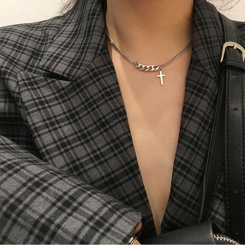 KMVEXO Gothic Kpop Fashion Cross Chain Choker Necklace Metal Thin Chains Necklaces Men Women Egirl Best Friends Street Jewelry1
KMVEXO Gothic Kpop Fashion Cross Chain Choker Necklace Metal Thin Chains Necklaces Men Women Egirl Best Friends Street Jewelry1