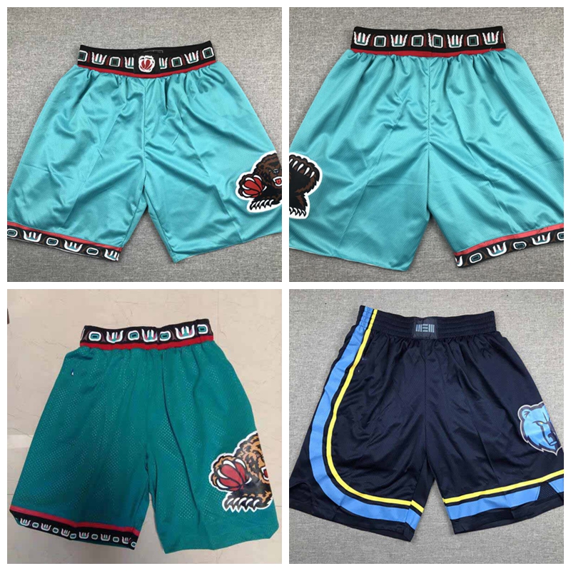 Men Memphis Grizzlies shorts Basketball players wear on the court;Swingman sews embroidered men basketball shorts
Men Memphis Grizzlies shorts Basketball players wear on the court;Swingman sews embroidered men basketball shorts