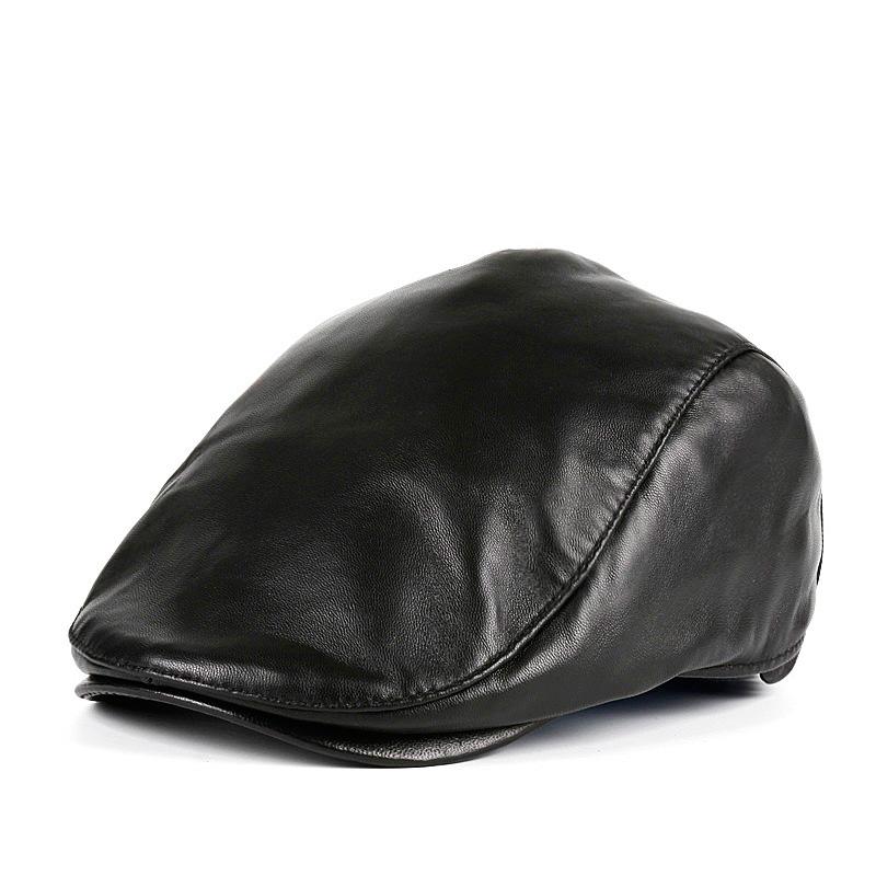 Spring/Winter Unisex Genuine Leather Beret Hats Men Women White/Blue Peaked Cap Male Thin Boina Casual Trucker Caps Bonnet
Spring/Winter Unisex Genuine Leather Beret Hats Men Women White/Blue Peaked Cap Male Thin Boina Casual Trucker Caps Bonnet