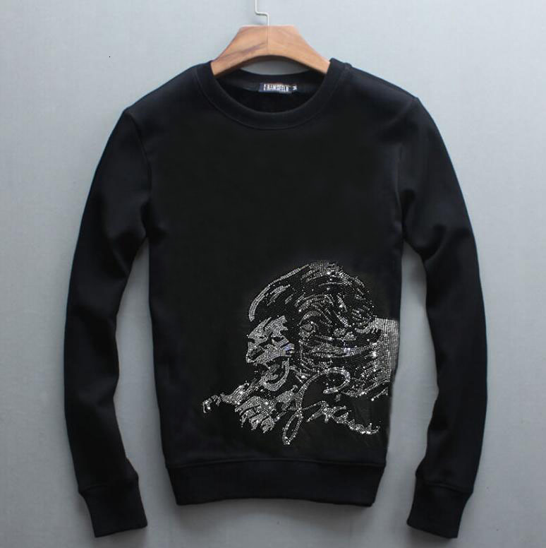 New White and Black Men Rhinestones Hoodies Fashion 2021 Autumn Spring Brand Casual Sportswear Mens Hot Drill Sweatshirt Jf55, As shown
New White and Black Men Rhinestones Hoodies Fashion 2021 Autumn Spring Brand Casual Sportswear Mens Hot Drill Sweatshirt Jf55, As shown