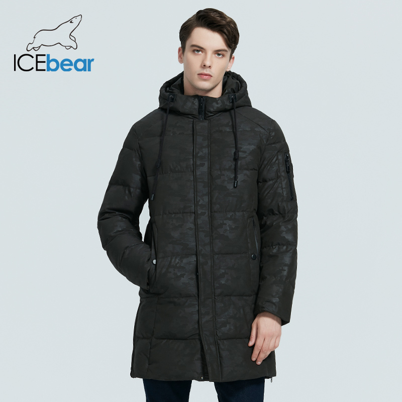 ICEbear new men's winter coat high-quality men's jacket windproof warm hooded parkas MWD20933I 201026