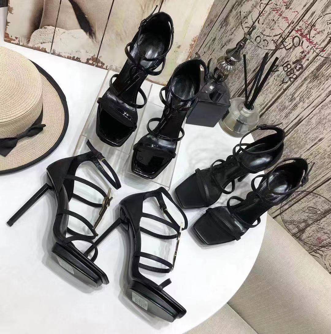 2021 new European Roman style women's high-heeled sandals, metal decoration, the first choice for sexy women, made of patent leather, Black
2021 new European Roman style women's high-heeled sandals, metal decoration, the first choice for sexy women, made of patent leather, Black